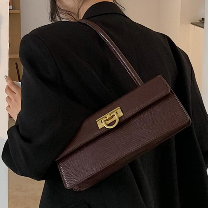 Cross Body Crocodile Pattern Square Tote Armpit Bag 2021 Fashion High Quality PU Leather Women's Designer Handbag Vintage Shoulder Bags, Black
Cross Body Crocodile Pattern Square Tote Armpit Bag 2021 Fashion High Quality PU Leather Women's Designer Handbag Vintage Shoulder Bags, Black
