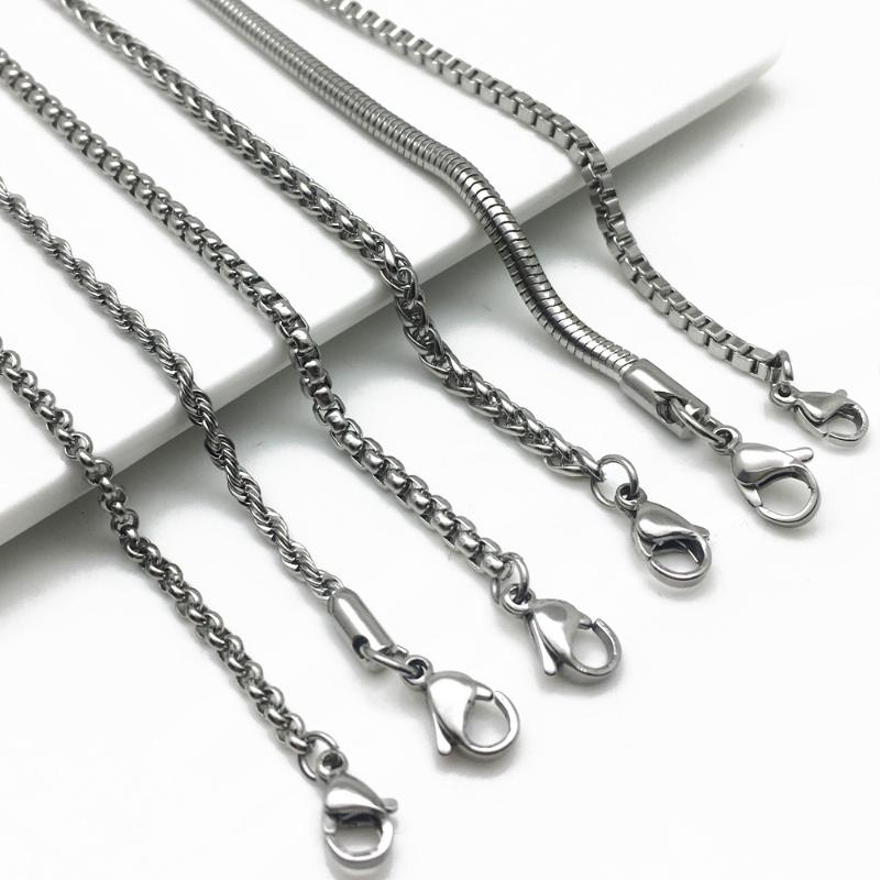 1pc 60cm Length Silver Tone Snake Cocoon Curb Flat Box Twist Chains 316L Stainless Steel Men Necklace Choker Jewelry 24 Inch
1pc 60cm Length Silver Tone Snake Cocoon Curb Flat Box Twist Chains 316L Stainless Steel Men Necklace Choker Jewelry 24 Inch