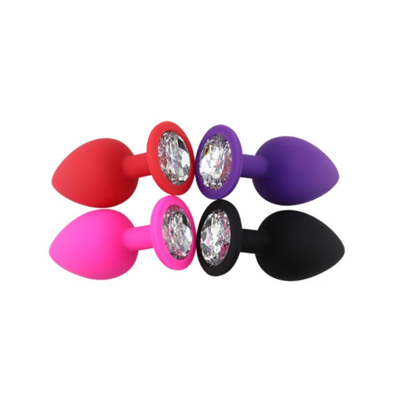 Sex Toys For Couples 3pcs/lot Sexy Silicone Anal Plug Set Adult Man Gay BuPlug Prostate Massager Products