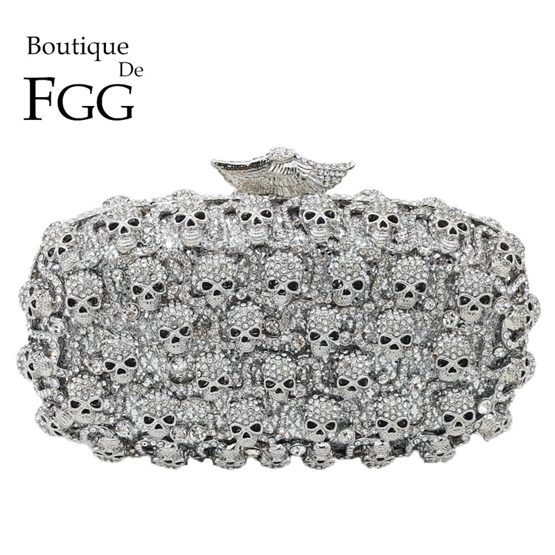 Boutique De FGG Diamond Skull Clutch Women Evening Bags Ladies Crystal Handbags and Purses Wedding Gala Dinner Minaudiere Bag 220225
Boutique De FGG Diamond Skull Clutch Women Evening Bags Ladies Crystal Handbags and Purses Wedding Gala Dinner Minaudiere Bag 220225