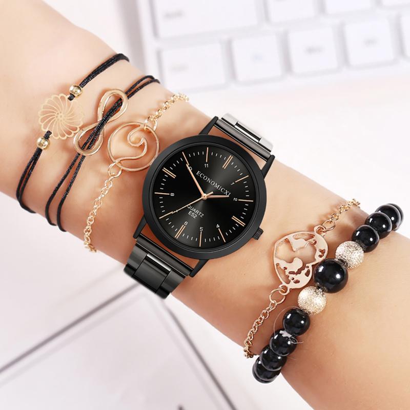 Watch Set Women 6pcs Woman Quartz Wristwatch Bracelet Gemstone Bracele Ladies Luxury Casual Relogio Femenino#1015 Wristwatches
Watch Set Women 6pcs Woman Quartz Wristwatch Bracelet Gemstone Bracele Ladies Luxury Casual Relogio Femenino#1015 Wristwatches