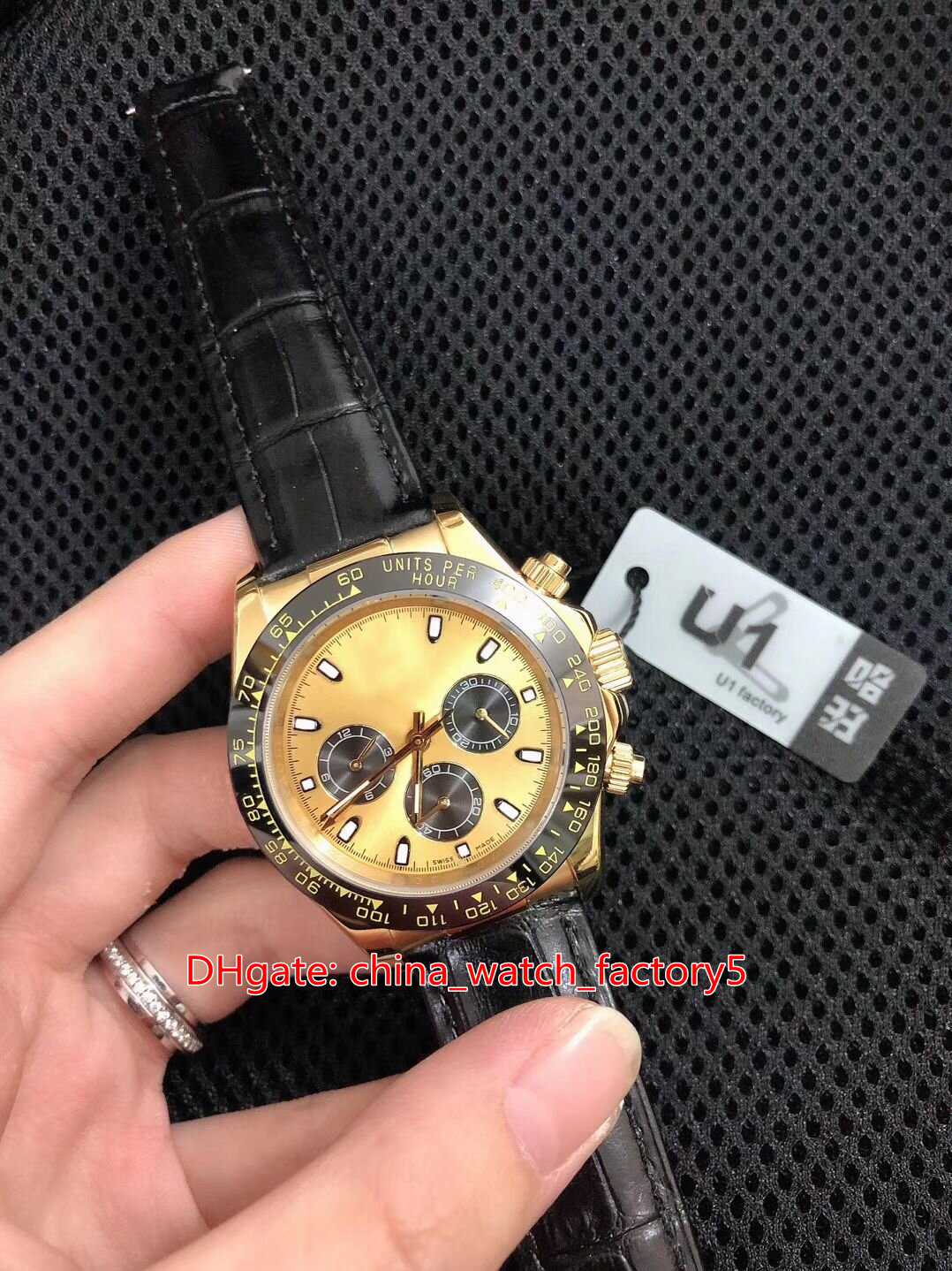 U1 Factory Top Quality Watches 9 Style 40mm Cosmograph 116500 116518 116519 116615 Leather Ceramic Mechanical Automatic Mens Watch Men', Slivery;brown
U1 Factory Top Quality Watches 9 Style 40mm Cosmograph 116500 116518 116519 116615 Leather Ceramic Mechanical Automatic Mens Watch Men', Slivery;brown