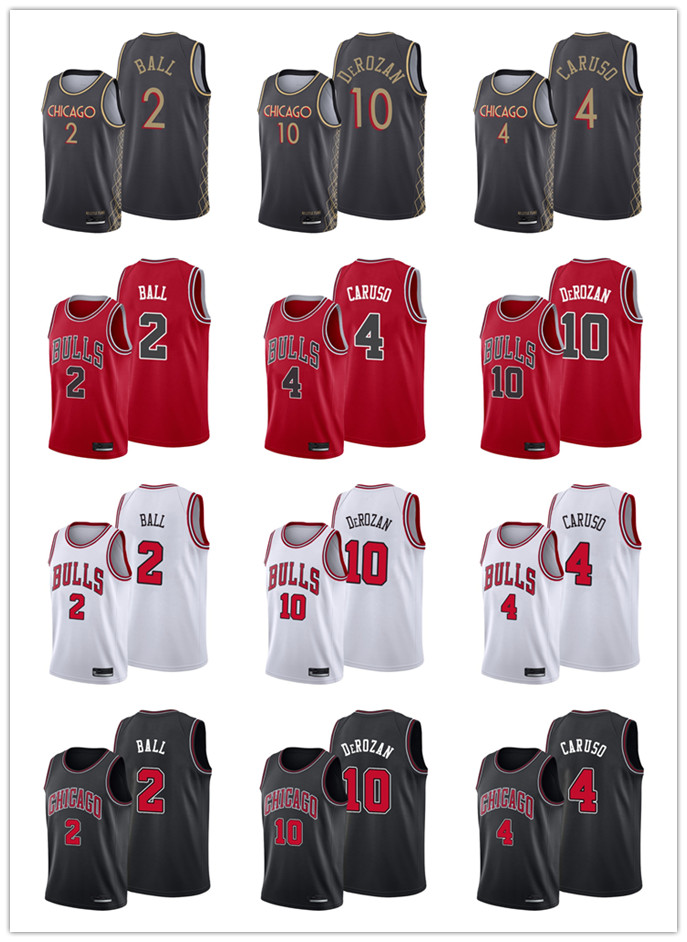 ChicagoBullsMen Basketball DeMar DeRozan 10 Lonzo Ball 2 Alex Caruso 4 2021 Trade Black Edition City Jersey
ChicagoBullsMen Basketball DeMar DeRozan 10 Lonzo Ball 2 Alex Caruso 4 2021 Trade Black Edition City Jersey