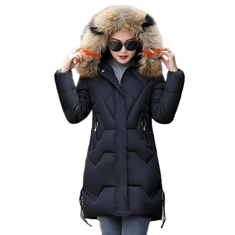 Women's Down & Parkas Korean Winter Jacket Women Long Warm Coat Slender Cotton-padded Female Hooded Fur Collar B102 XXOL, Black
Women's Down & Parkas Korean Winter Jacket Women Long Warm Coat Slender Cotton-padded Female Hooded Fur Collar B102 XXOL, Black