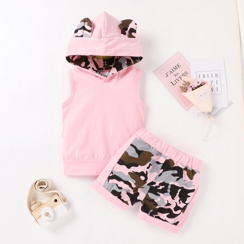 Clothing Sets Baby Girl Clothes Infant Girls Sleeveless Camouflage Sweatshirt Hooded Shorts Outfits Set Born, White
Clothing Sets Baby Girl Clothes Infant Girls Sleeveless Camouflage Sweatshirt Hooded Shorts Outfits Set Born, White