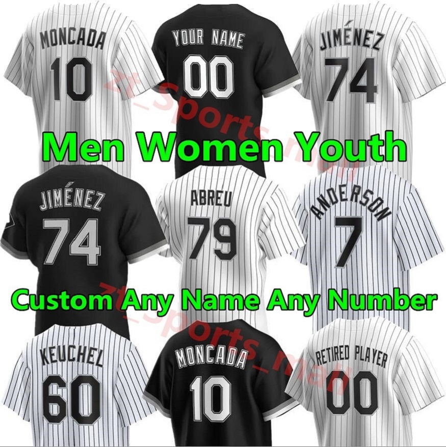 Tim Anderson Bo Jackson Michael Baseball Jersey Yermin 74 Mercede Jose Abreu Robert Eloy Jimenez Carlton Fisk Yoan White 8 Moncada Keuchel Sox Frank Thomas, As shown in illustration
Tim Anderson Bo Jackson Michael Baseball Jersey Yermin 74 Mercede Jose Abreu Robert Eloy Jimenez Carlton Fisk Yoan White 8 Moncada Keuchel Sox Frank Thomas, As shown in illustration