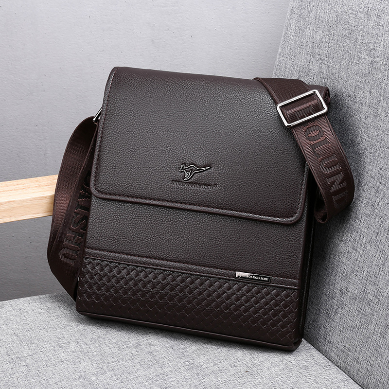 Wholesale factory mens shoulder bags simple atmosphere black leathers business handbags waterproof wear-resistant men handbag vertical leather backpack, Black-5864
Wholesale factory mens shoulder bags simple atmosphere black leathers business handbags waterproof wear-resistant men handbag vertical leather backpack, Black-5864