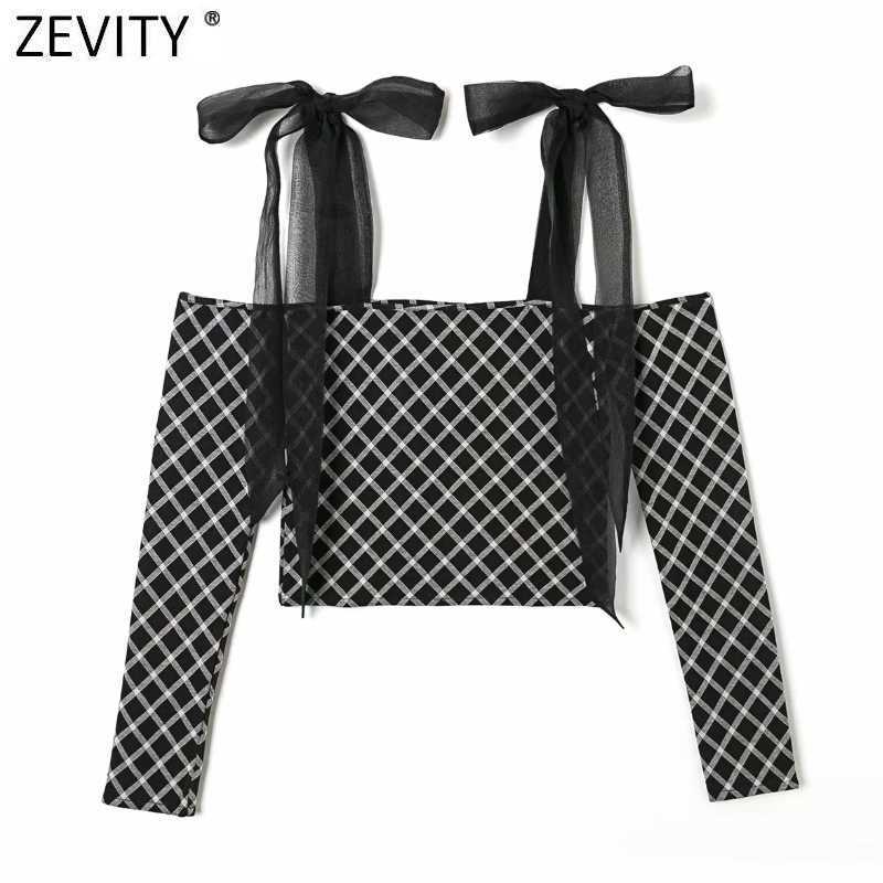 Zevity Women Vintage Organza Strap Patchwork Geometric Short Chic Knitted T Shirt Ladies Slash Neck Casual Slim Crop Tops LS7553 210603, Fh ls7553
Zevity Women Vintage Organza Strap Patchwork Geometric Short Chic Knitted T Shirt Ladies Slash Neck Casual Slim Crop Tops LS7553 210603, Fh ls7553