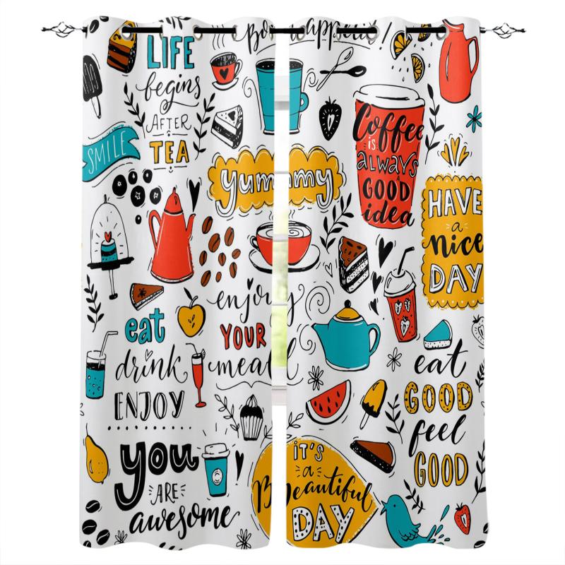 Cafe Doodle Teapot Cup Blackout Curtains Home Decor Living Room Window Children's Bedroom Curtain & Drapes
Cafe Doodle Teapot Cup Blackout Curtains Home Decor Living Room Window Children's Bedroom Curtain & Drapes