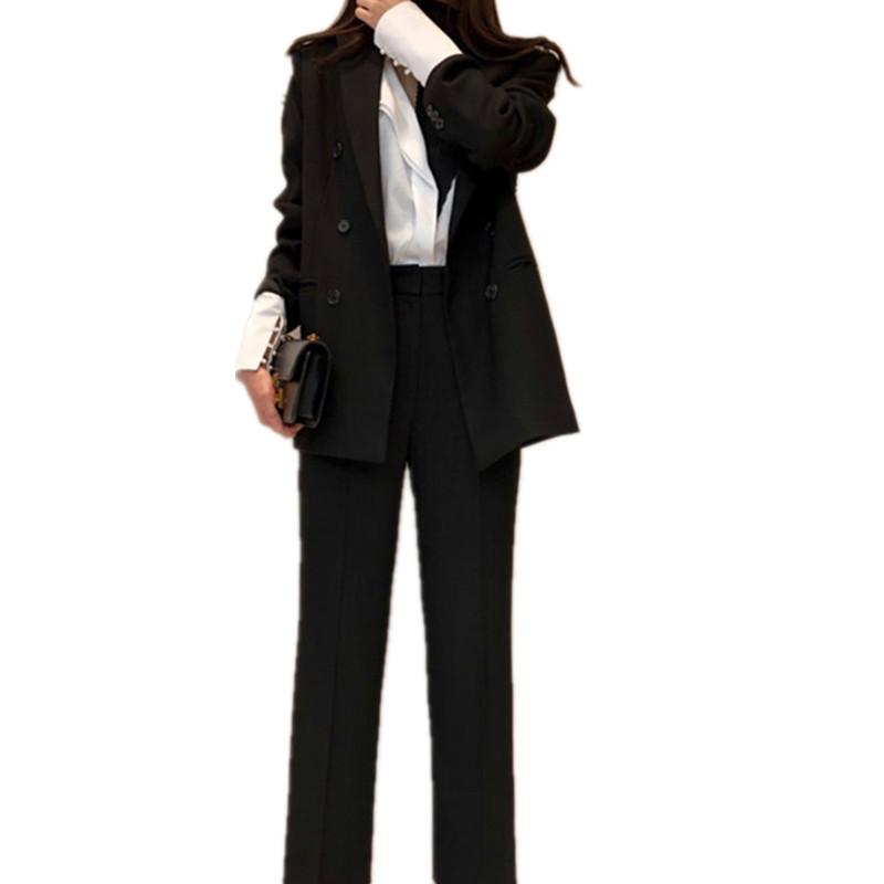 Women' Two Piece Pants Temperament Suit Two-piece Office Work Clothes Slim Personality Lady Blazer Casual Trousers Women Suits, Same as the picture
Women' Two Piece Pants Temperament Suit Two-piece Office Work Clothes Slim Personality Lady Blazer Casual Trousers Women Suits, Same as the picture