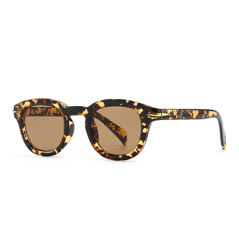 D2280 modern round sunglasses star with Beckham Sunglasses style man