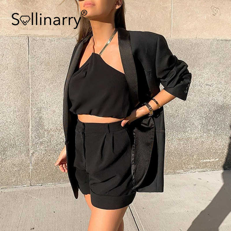 Sollinarry Fashion Summer Female Sleeveless Camis Sexy Solid Halter Women Nightclub Style Tanks Classic Casual outfits Chain Tee 210709