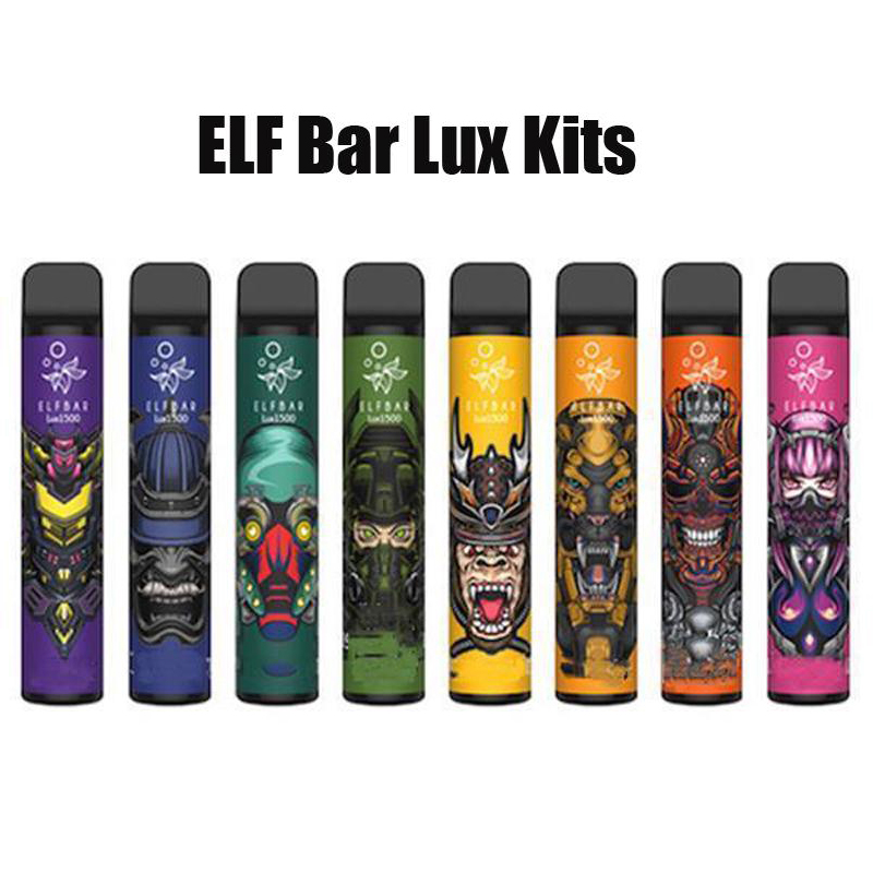 E Cigarette EF BAR LUX 1500 puffs Vape pen Pre-filled 4.8ml oil Pod Device Vapes starter Kit 850mAh Disposable Battery pk bang xxl
E Cigarette EF BAR LUX 1500 puffs Vape pen Pre-filled 4.8ml oil Pod Device Vapes starter Kit 850mAh Disposable Battery pk bang xxl
