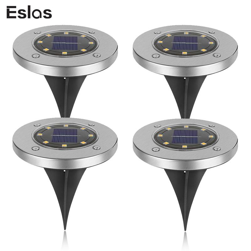 Lawn Lamps Eslas 4pcs LED Lamp Solar Powered Lights Waterproof IP65 Stainless Steel Dark Sensing Landscape Spike Lighting For Garden
Lawn Lamps Eslas 4pcs LED Lamp Solar Powered Lights Waterproof IP65 Stainless Steel Dark Sensing Landscape Spike Lighting For Garden