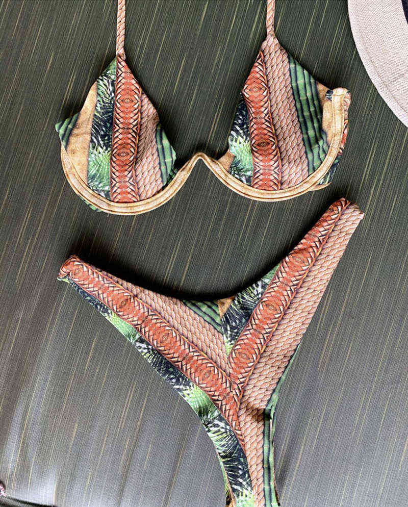 Bikini Summer Bandage Swimsuit Women Push Up Swimwear Padded Bikini Set Printed Beach Wear Bathing Suit Brazilian Biquini, White;black
Bikini Summer Bandage Swimsuit Women Push Up Swimwear Padded Bikini Set Printed Beach Wear Bathing Suit Brazilian Biquini, White;black