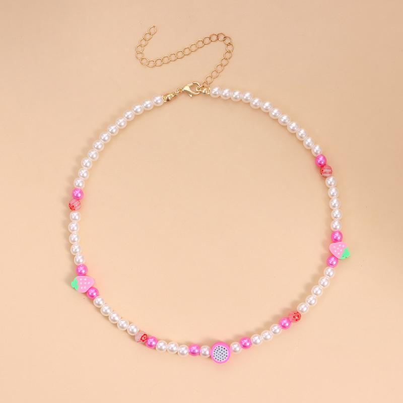 Chokers Bohemian Women's Multicolor Beads Handmade Necklaces For Women Boho Fashion Glass Fruit Pendant Necklace Ladies Jewelry Gift
Chokers Bohemian Women's Multicolor Beads Handmade Necklaces For Women Boho Fashion Glass Fruit Pendant Necklace Ladies Jewelry Gift