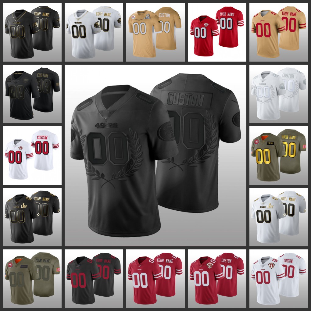 San Francisco''49ers''Jersey Men Women Youth Golden Edition Olive Golden Salute to Service #00 Custom White Independence Day, Black
San Francisco''49ers''Jersey Men Women Youth Golden Edition Olive Golden Salute to Service #00 Custom White Independence Day, Black
