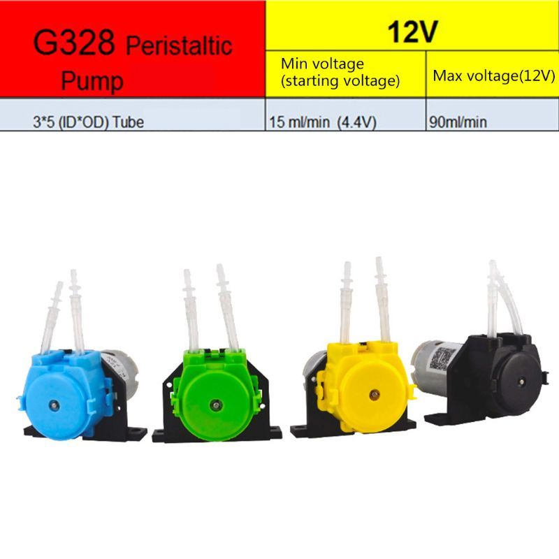 12V Peristaltic Diy Aquarium Chemical dosing pump Tube head