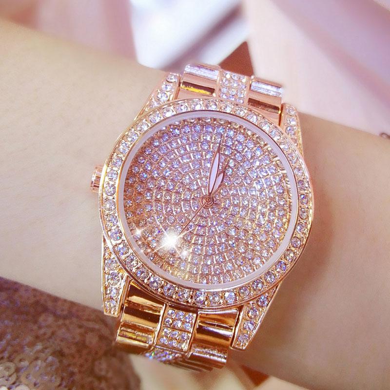 Wristwatches SEYRNOW Women Watches Full Of Diamonds Rose Gold Quartz Watch Clock Stainless Steel Ladies Wrist Relogio Feminino
Wristwatches SEYRNOW Women Watches Full Of Diamonds Rose Gold Quartz Watch Clock Stainless Steel Ladies Wrist Relogio Feminino