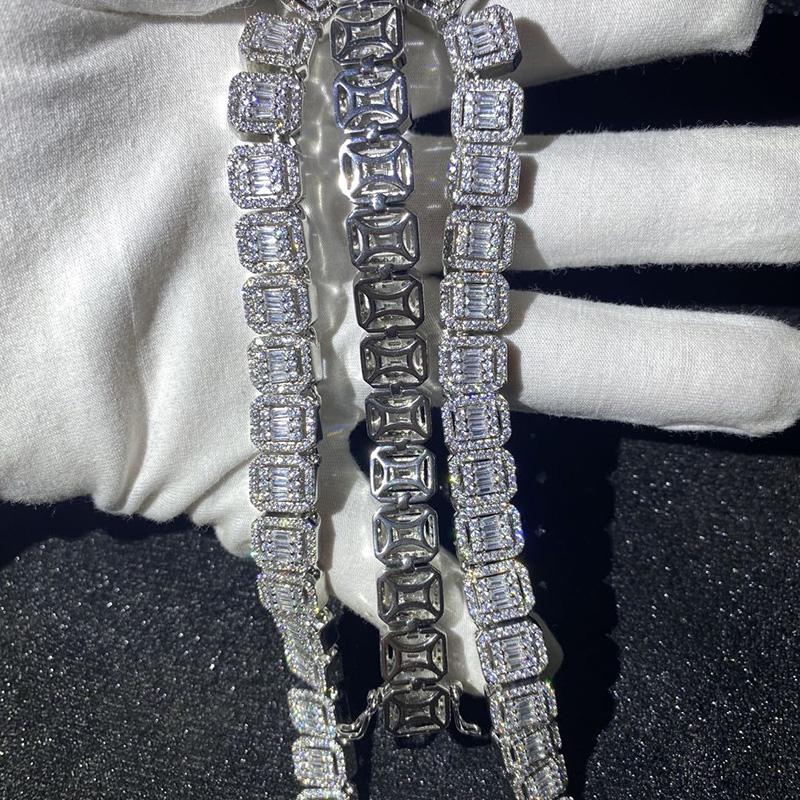 10mm Wide Hip Hop Bling Iced Out 1 Row Geometric Square CZ Stone Tennis Chain Cubic Zirconia Chokers Necklaces Men Jewelry Chains
10mm Wide Hip Hop Bling Iced Out 1 Row Geometric Square CZ Stone Tennis Chain Cubic Zirconia Chokers Necklaces Men Jewelry Chains