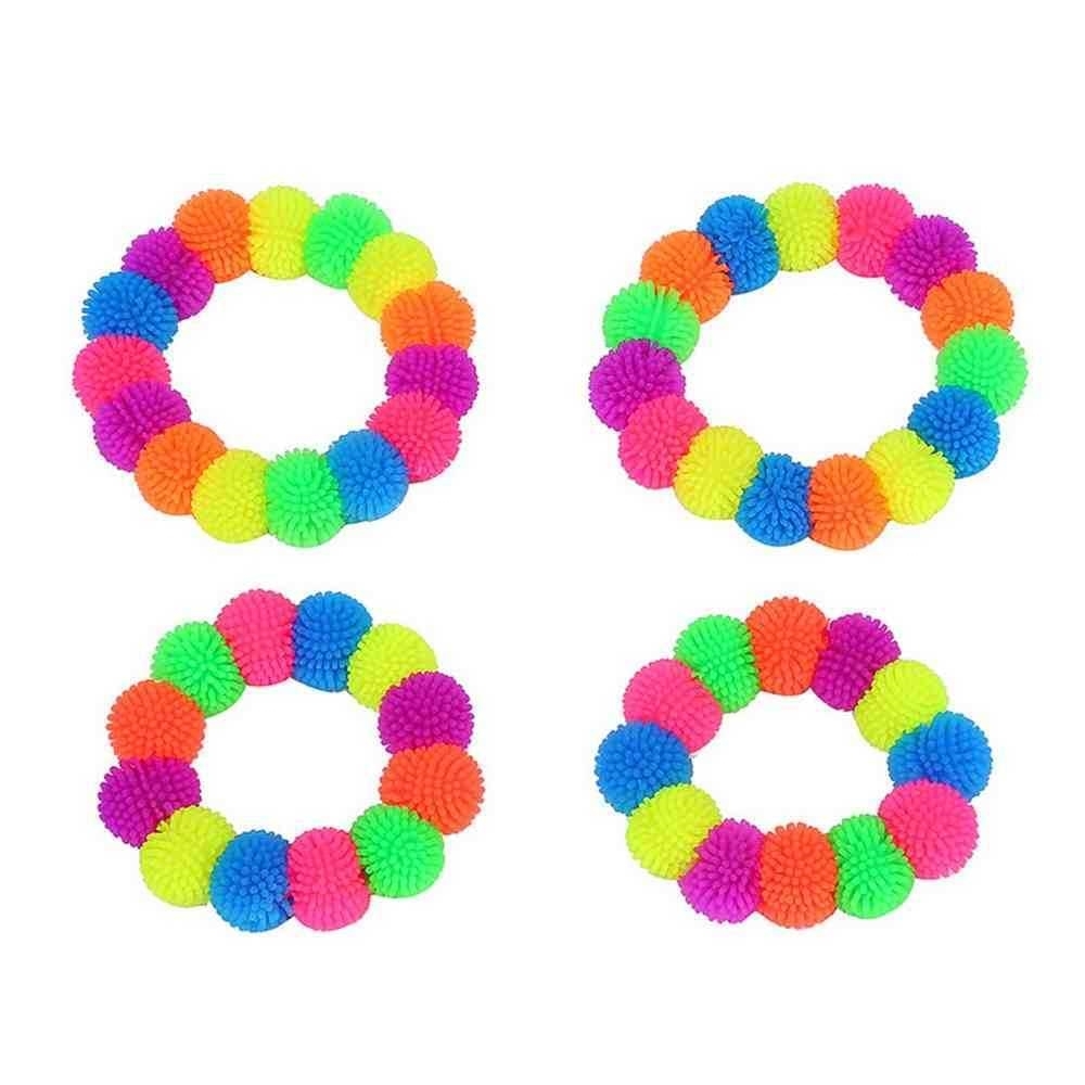Rainbow Colorful Soft Bracelet TPR Material Stress Ball Wristband For Kids Adult Novelty Tik Tok Vibrato Elastic Skin Care Tiktok Toys G62CUGI от DHgate WW