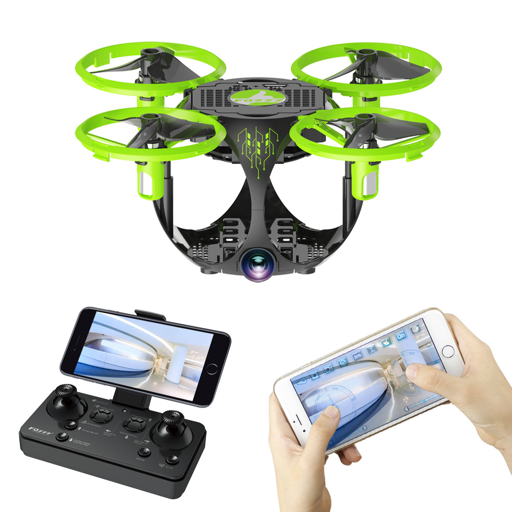 FQ26 WiFi FPV Mini Drone Quadrocopter hd Camera 0.3MP 2MP Altitude Hold G-sensor Foldable UFO Dron Quadcopter Phone Control RTF, Back up battery
FQ26 WiFi FPV Mini Drone Quadrocopter hd Camera 0.3MP 2MP Altitude Hold G-sensor Foldable UFO Dron Quadcopter Phone Control RTF, Back up battery