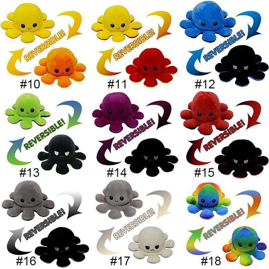 24 Hours Shipping Reversible Flip Octopus Stuffed Dolls Soft Double-sided Expression Plush Toy Baby Kids Gift Doll Halloween New Year Christ
24 Hours Shipping Reversible Flip Octopus Stuffed Dolls Soft Double-sided Expression Plush Toy Baby Kids Gift Doll Halloween New Year Christ
