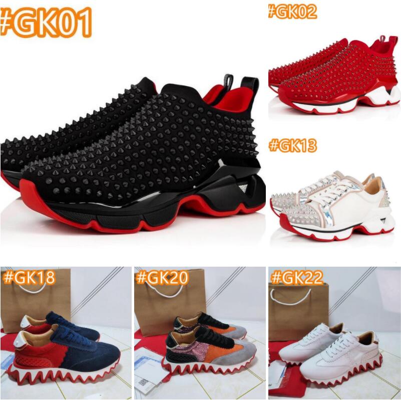 2021 Designers Shoes Red Trainers Leather Men women Sneaker Fashion Shoe Trainer Black Flat Booties Top Sneakers Boots with box size 35-48, Color 12
2021 Designers Shoes Red Trainers Leather Men women Sneaker Fashion Shoe Trainer Black Flat Booties Top Sneakers Boots with box size 35-48, Color 12
