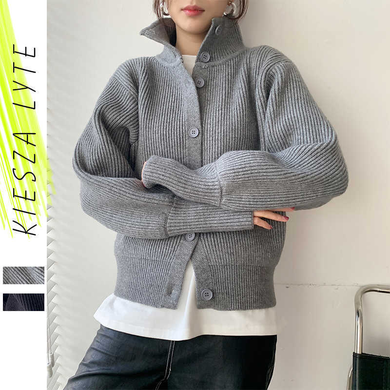 Women' Knitted Cardigan Sweater Winter Korean Fashion Turtleneck Single-Breasted Kint Knitwear Female Outerwear Chic Tops 210608, Grey
Women' Knitted Cardigan Sweater Winter Korean Fashion Turtleneck Single-Breasted Kint Knitwear Female Outerwear Chic Tops 210608, Grey