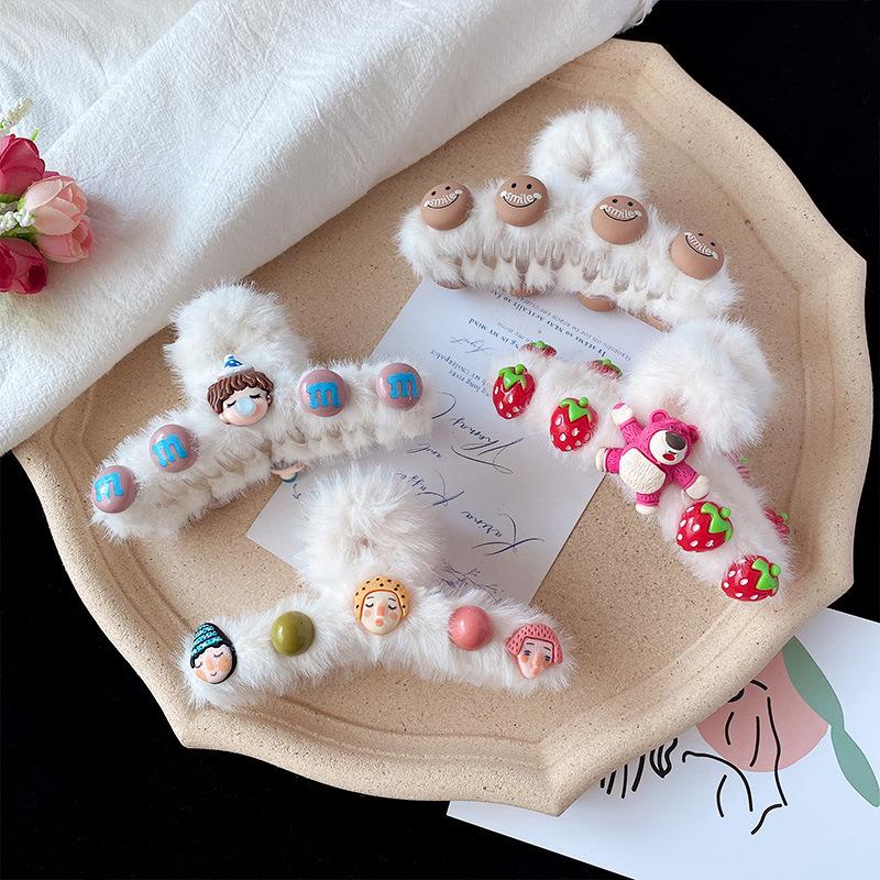 Hair Clips & Barrettes Accessories For Women Cartoon Plush Hairpin Female Cute Trend Fashion Kawaii Girlfriend Small Gifts
Hair Clips & Barrettes Accessories For Women Cartoon Plush Hairpin Female Cute Trend Fashion Kawaii Girlfriend Small Gifts