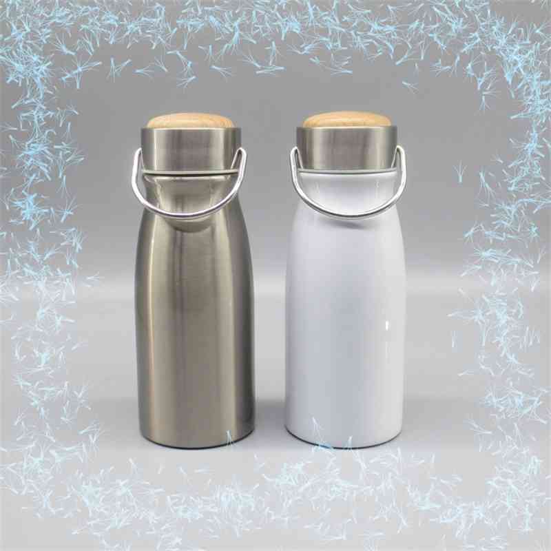 Sublimation thermal sublimation blank coating DIY printable photo stainless steel bamboo cover thermos cup, White
Sublimation thermal sublimation blank coating DIY printable photo stainless steel bamboo cover thermos cup, White