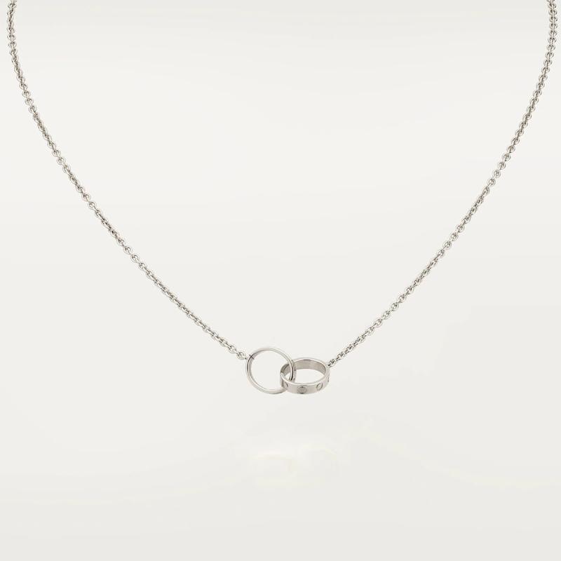 Pendant Necklaces Classic Design Double Loop Charms Love Necklace For Women Girls 316L Titanium Steel Wedding Jewelry Collares Collier
Pendant Necklaces Classic Design Double Loop Charms Love Necklace For Women Girls 316L Titanium Steel Wedding Jewelry Collares Collier