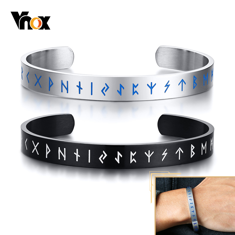 Handmade Viking Bracelet for Men Cuff Nordic Rune Norse Stainless Steel Bangle Pagan Celtic Vintage Retro Jewerly
Handmade Viking Bracelet for Men Cuff Nordic Rune Norse Stainless Steel Bangle Pagan Celtic Vintage Retro Jewerly