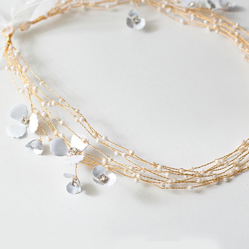 Hair Clips & Barrettes Bridal Flower Faux Pearl Headband Luxury Wedding Accessories HELH889, Golden;silver
Hair Clips & Barrettes Bridal Flower Faux Pearl Headband Luxury Wedding Accessories HELH889, Golden;silver
