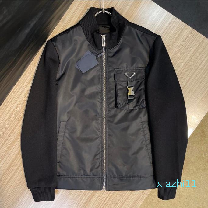 2021 Autumn and winter luxury men's bomber jackets high quality multi pocket stitching designer stylish stand collar windproof mens casual, Black
2021 Autumn and winter luxury men's bomber jackets high quality multi pocket stitching designer stylish stand collar windproof mens casual, Black