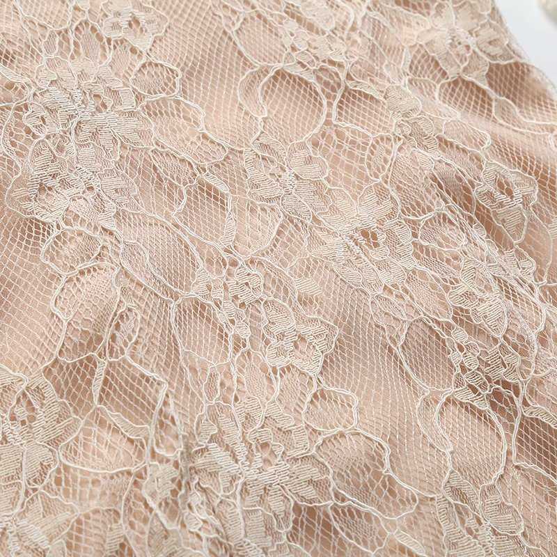 Summer Lace Dress Women Separate sleeves Vintage Elegant Chic Lady Corset Short Dress Women 210709