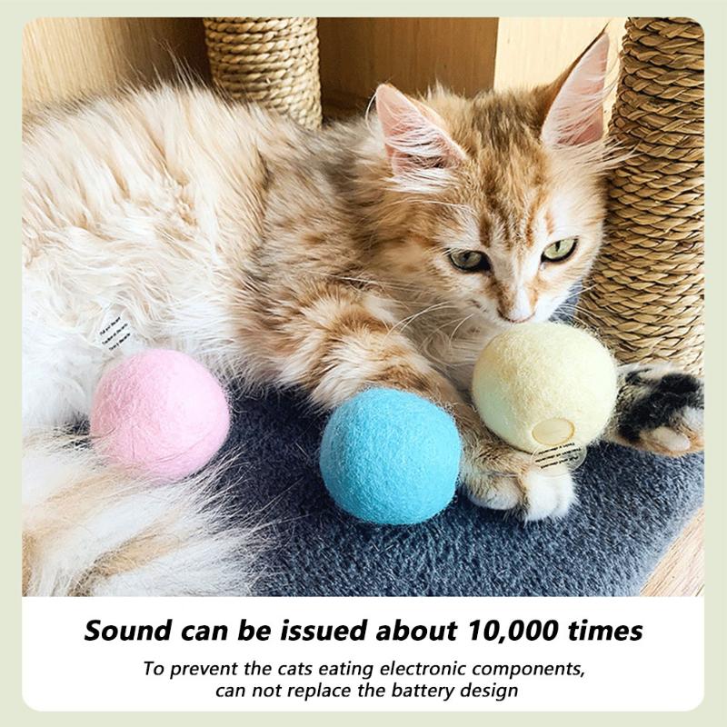 Smart Cat Toys Interactive Ball Catnip Kitten Training Scratch Electronic Sounds Touch Sounding Mint
Smart Cat Toys Interactive Ball Catnip Kitten Training Scratch Electronic Sounds Touch Sounding Mint
