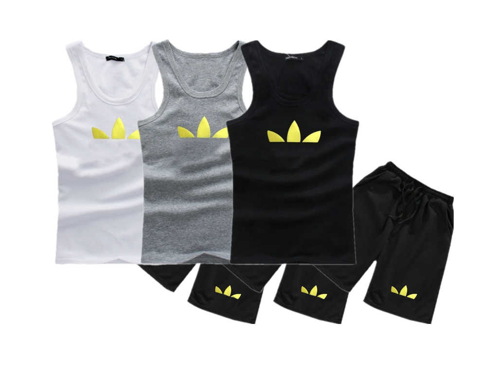 Men's Summer Sports Tracksuits Abbidas LOGO Beach Suits Fashion Vest Seaside Holiday Tracksuit Casual Outfits Shorts Sets Men High qual, Gray
Men's Summer Sports Tracksuits Abbidas LOGO Beach Suits Fashion Vest Seaside Holiday Tracksuit Casual Outfits Shorts Sets Men High qual, Gray
