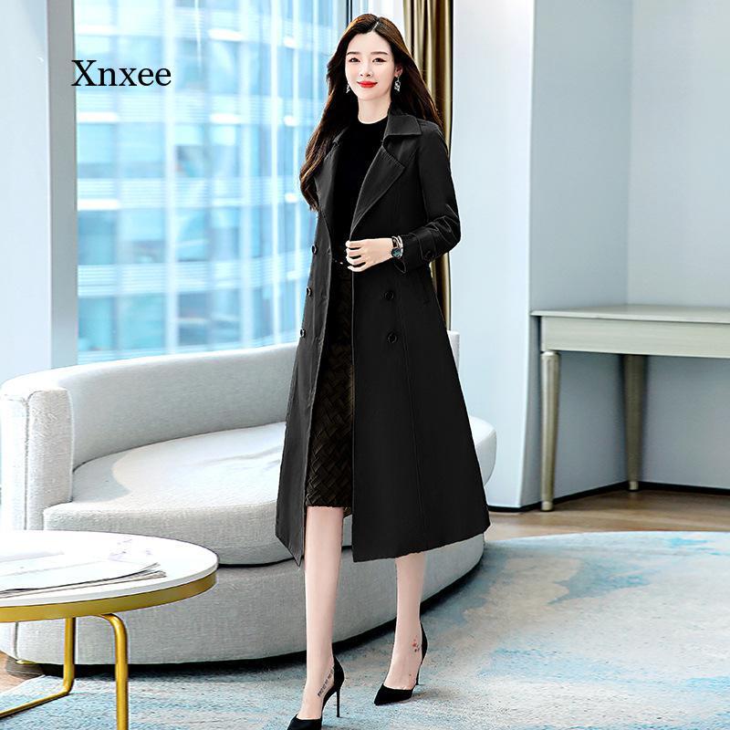 Women's Trench Coats Autumn And Winter Coat Casual Long Fashion Double-Breasted, Tan;black
Women's Trench Coats Autumn And Winter Coat Casual Long Fashion Double-Breasted, Tan;black