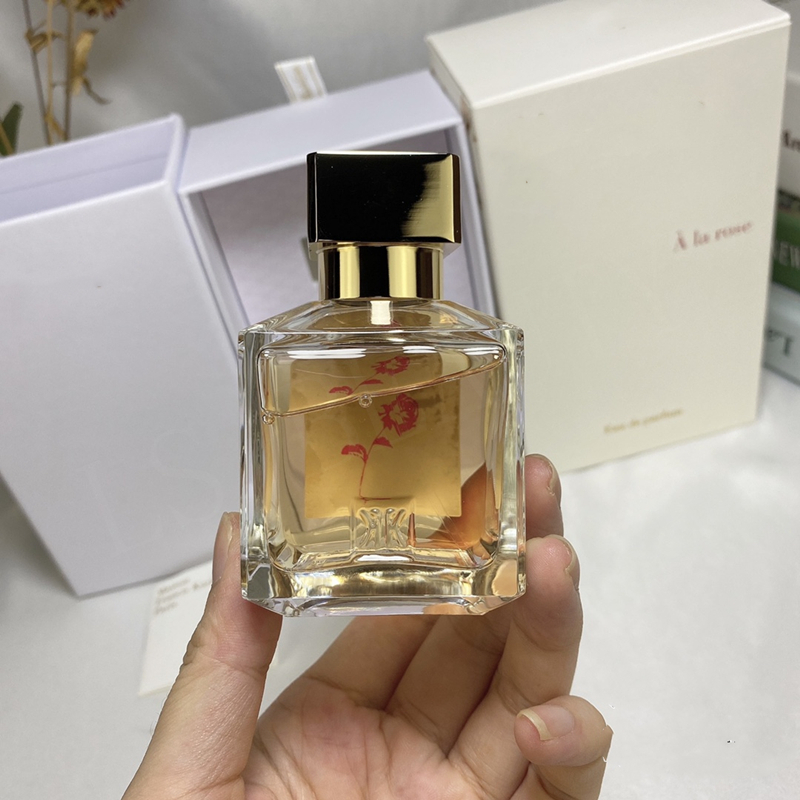 Factory direct Newest perfume for women red bottle A la rose fresh high-end cologne EDP 70ML Long lasting lady spray amazing smell fast delivery
Factory direct Newest perfume for women red bottle A la rose fresh high-end cologne EDP 70ML Long lasting lady spray amazing smell fast delivery