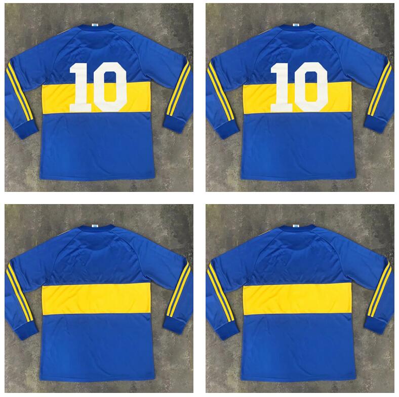 Long sleeve Club Atletico 1981 Retro Boca Juniors soccer jerseys vintage football shirts home blue yellow MARADONA classic antique camisetas, Long sleeve 1981
Long sleeve Club Atletico 1981 Retro Boca Juniors soccer jerseys vintage football shirts home blue yellow MARADONA classic antique camisetas, Long sleeve 1981