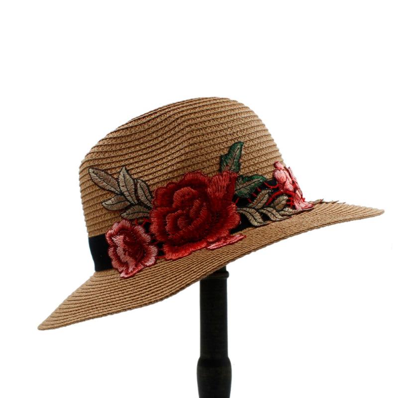 Stingy Brim Hats 2021 Women Summer Wide Straw Embroidery Panama Sun Hat For Elegant Lady Chapeu Feminino Fedora Queen Beach Sunhat, White
Stingy Brim Hats 2021 Women Summer Wide Straw Embroidery Panama Sun Hat For Elegant Lady Chapeu Feminino Fedora Queen Beach Sunhat, White