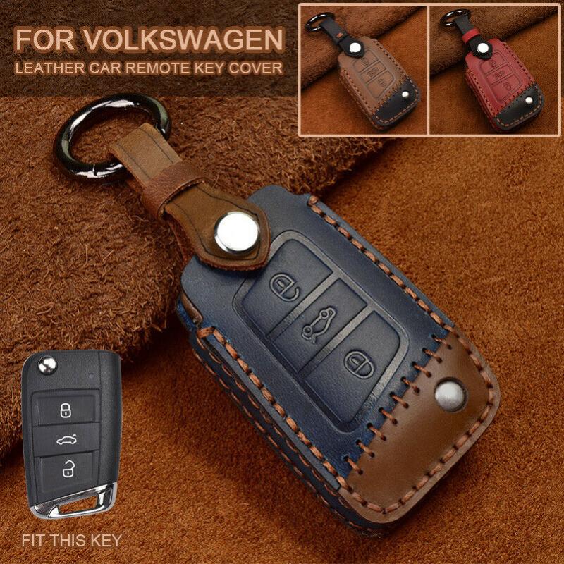 Keychains Handmade Leather Key Case Cover Remote Shell For VW Golf Polo Tiguan SkodaOctavia Kodiaq Karoq Seat Ateca Leon 2021-up
Keychains Handmade Leather Key Case Cover Remote Shell For VW Golf Polo Tiguan SkodaOctavia Kodiaq Karoq Seat Ateca Leon 2021-up