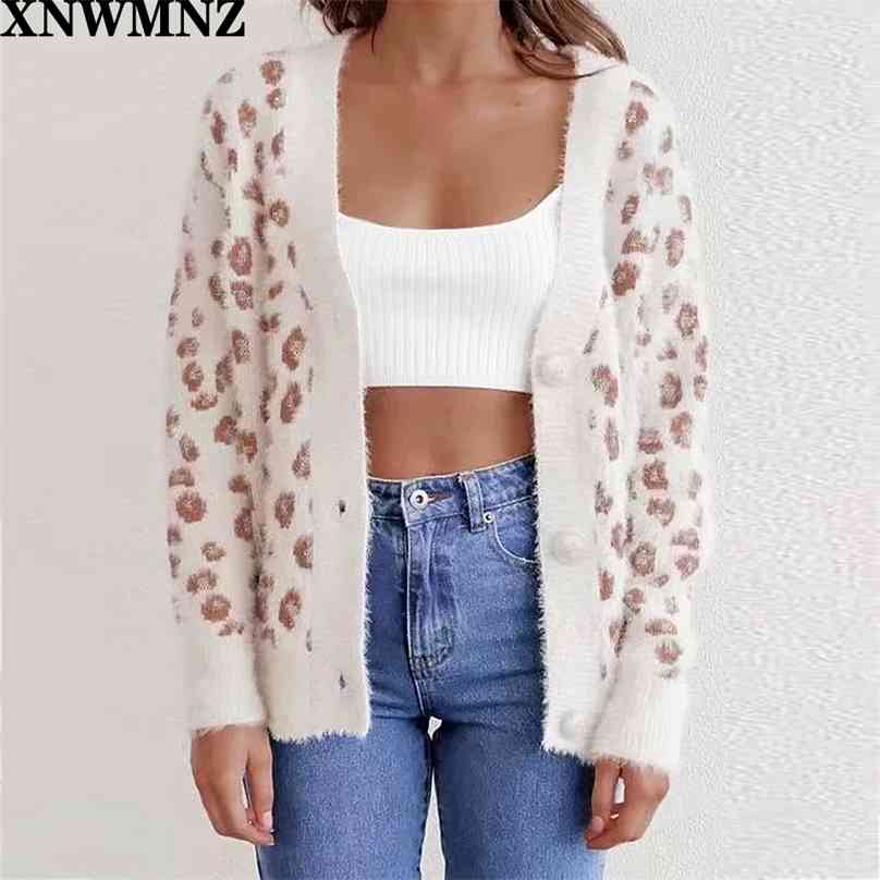 Vintage Leopard Print Women Knitted Cardigan Sweater V-Neck Buttons Short Jumper Casual Female Ladies Outwear 210520, Beige
Vintage Leopard Print Women Knitted Cardigan Sweater V-Neck Buttons Short Jumper Casual Female Ladies Outwear 210520, Beige