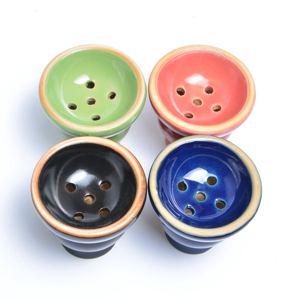 Ceramic hookah bowl and pan accessories for hookahshisha bong multi-colors with five holes
Ceramic hookah bowl and pan accessories for hookahshisha bong multi-colors with five holes