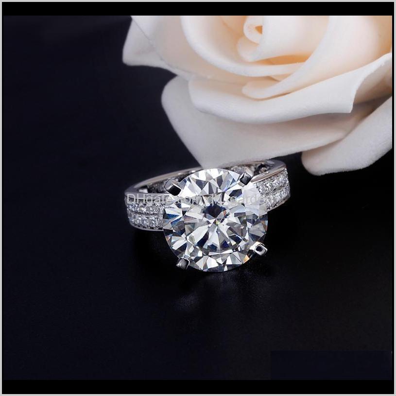 Jewelry White Gold 3 Moissanite Diamond Ring Women Elegant Round Trendy Wedding Party Engagement Anniversary Ct D Color Cluster Rings Drop D
Jewelry White Gold 3 Moissanite Diamond Ring Women Elegant Round Trendy Wedding Party Engagement Anniversary Ct D Color Cluster Rings Drop D