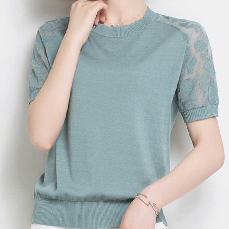 Blouses Top Femme Short Sleeve Knited Blouse Women Blusas Mujer De Moda Verano Tops Women O-Neck Knit Blouse Shirt E811 210602, Apricot
Blouses Top Femme Short Sleeve Knited Blouse Women Blusas Mujer De Moda Verano Tops Women O-Neck Knit Blouse Shirt E811 210602, Apricot