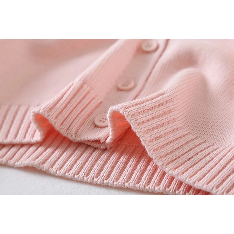 fashion ladies soft cardigans summer pink casual female v neck knitwears elegant women knits rayon girls sweaters 210430