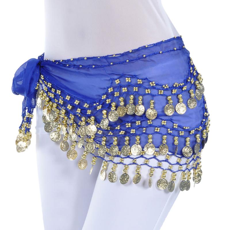Belts Women Belt Belly Dance Hip Scarf Wrap Tribal Sash With Gold Coins Tassel Performance Clothing Pasek Damski Ceinture Femme H, Blue
Belts Women Belt Belly Dance Hip Scarf Wrap Tribal Sash With Gold Coins Tassel Performance Clothing Pasek Damski Ceinture Femme H, Blue
