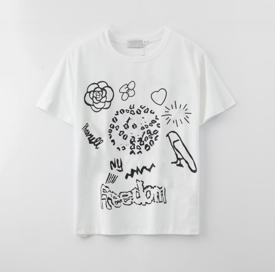 Summer Mens T Shirt Casual Man Womens Loose Designer Tees With Letters Print Short Sleeves Top Sell Size -2XL, White
Summer Mens T Shirt Casual Man Womens Loose Designer Tees With Letters Print Short Sleeves Top Sell Size -2XL, White